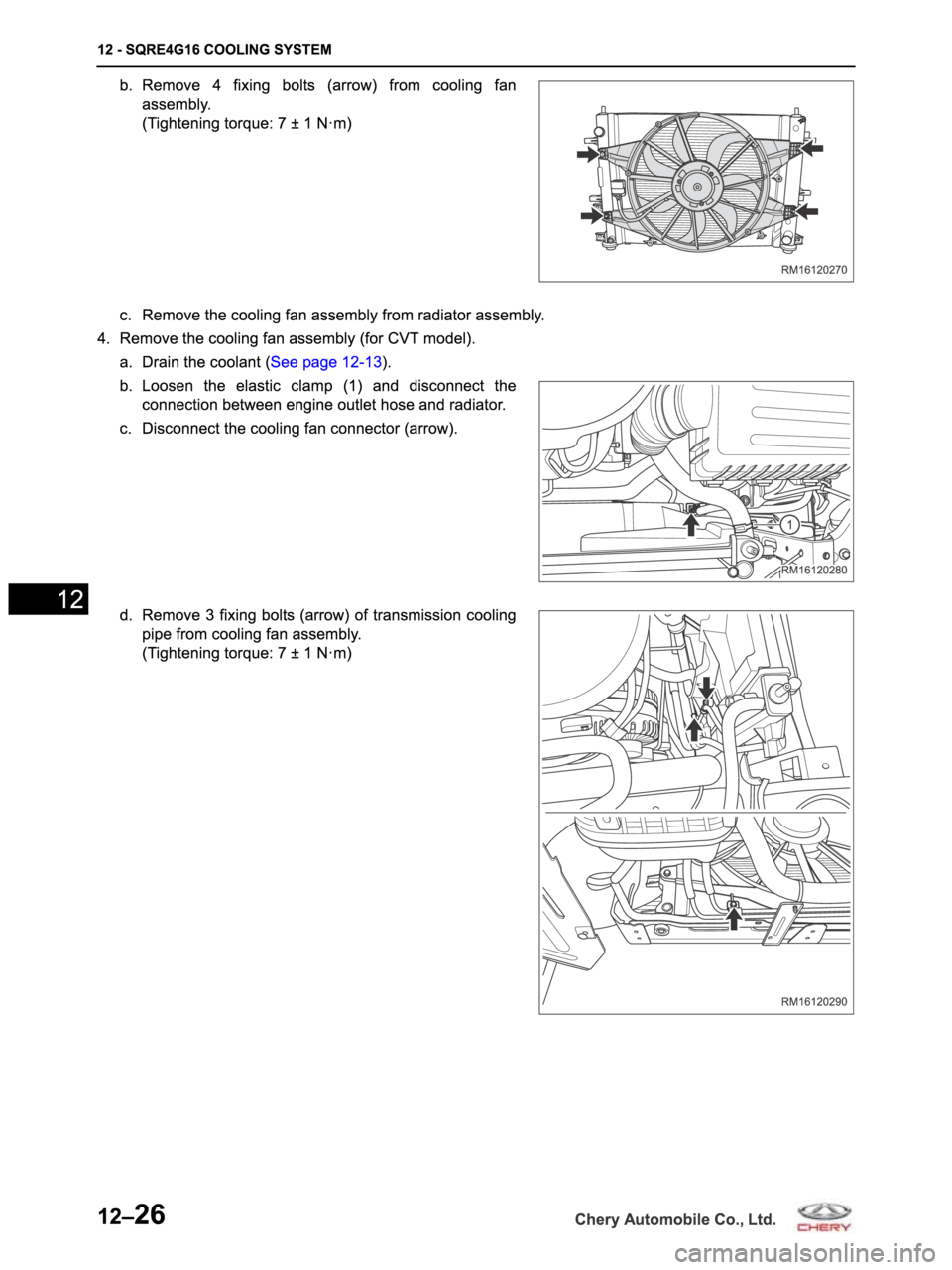 CHERY ARRIZO M16 2014 Service Repair Manual CHERY ARRIZO M16 2014 Service Repair Manual