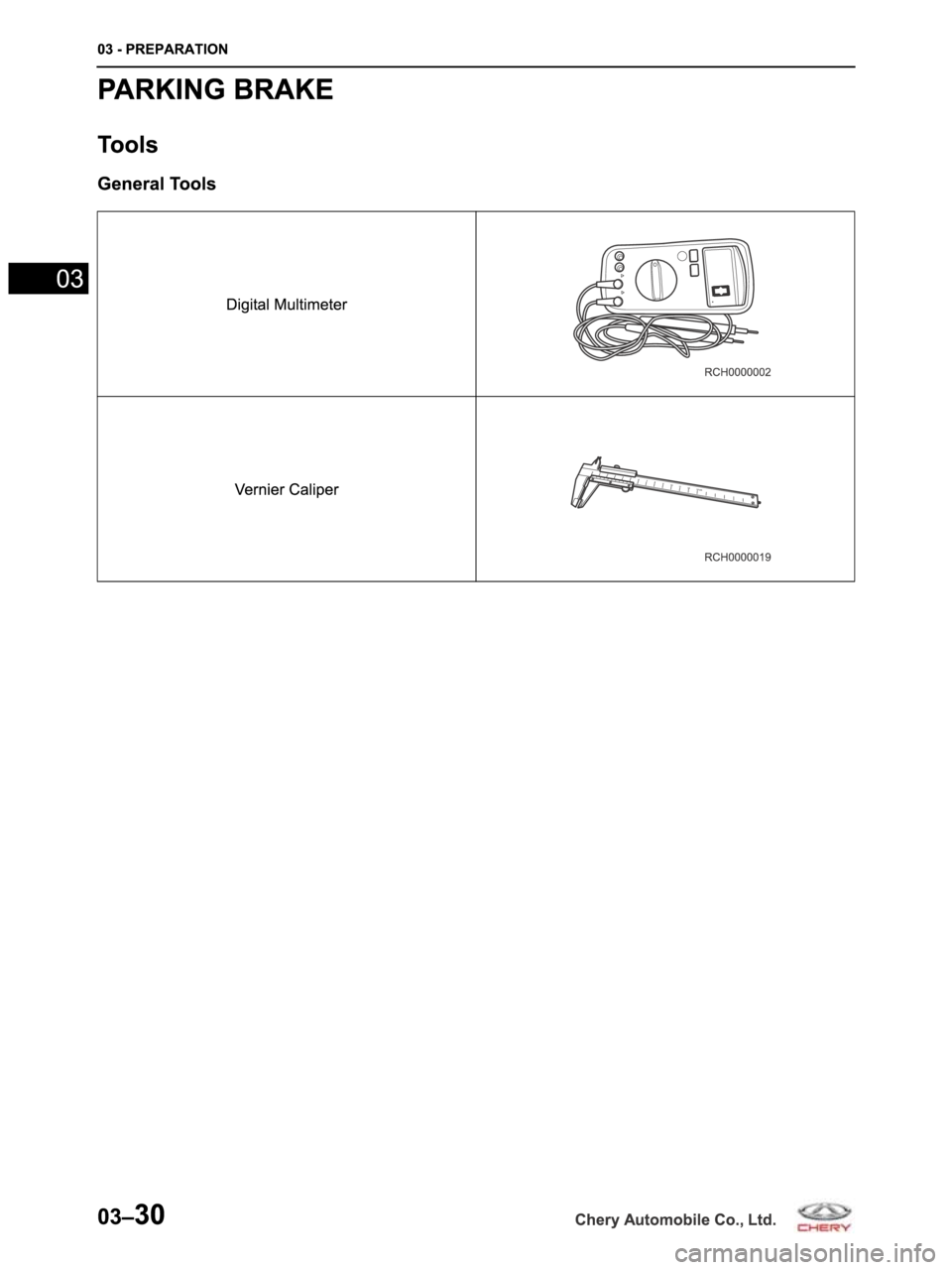 CHERY ARRIZO M16 2014  Service Manual PDF 