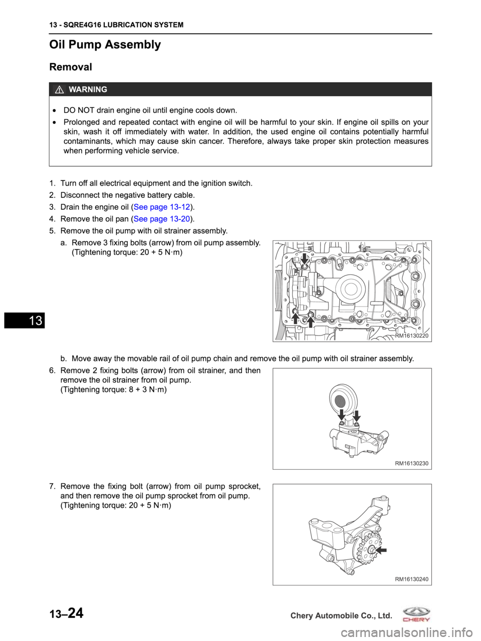 CHERY ARRIZO M16 2014 Service Repair Manual CHERY ARRIZO M16 2014 Service Repair Manual