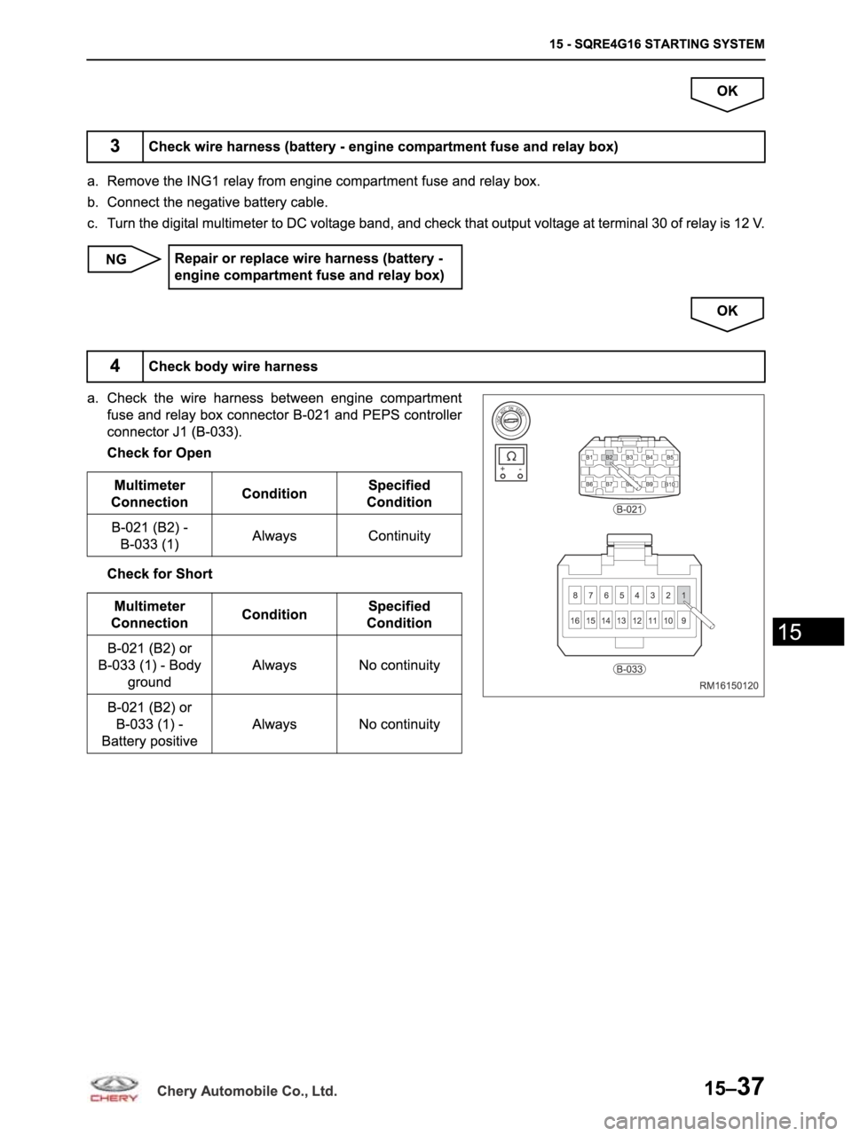 CHERY ARRIZO M16 2014 Service Repair Manual CHERY ARRIZO M16 2014 Service Repair Manual