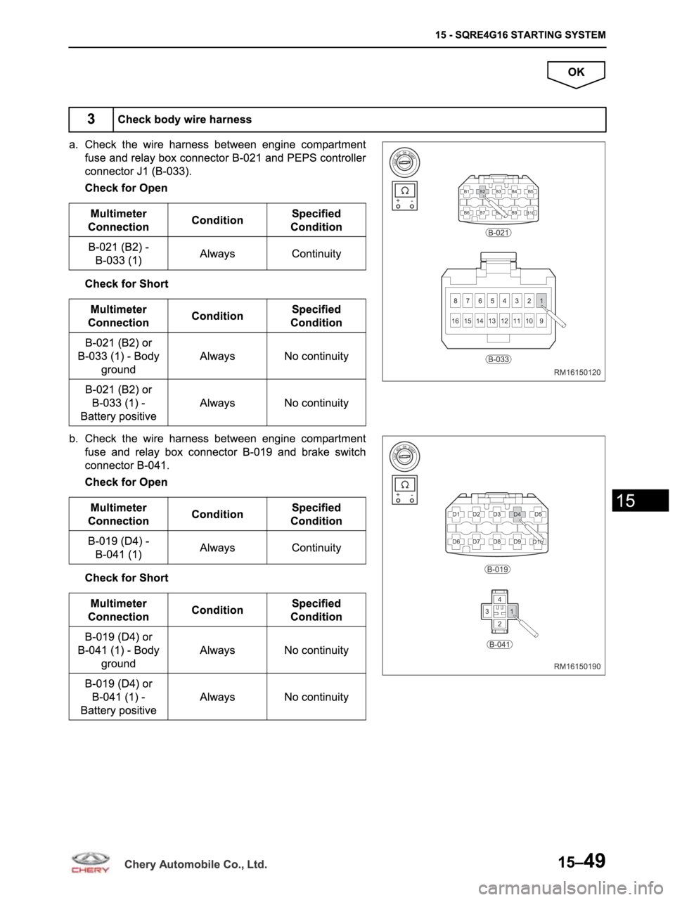 CHERY ARRIZO M16 2014 Service Repair Manual CHERY ARRIZO M16 2014 Service Repair Manual