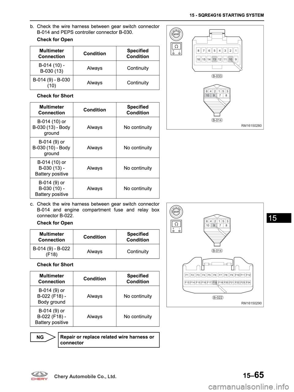 CHERY ARRIZO M16 2014 Service Repair Manual CHERY ARRIZO M16 2014 Service Repair Manual