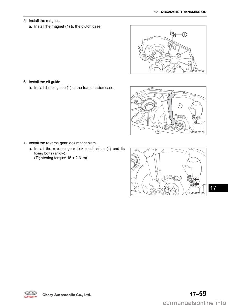 CHERY ARRIZO M16 2014 Service Repair Manual CHERY ARRIZO M16 2014 Service Repair Manual