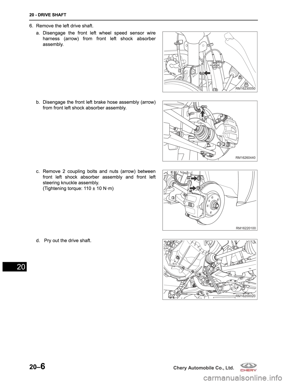 CHERY ARRIZO M16 2014 Service Repair Manual CHERY ARRIZO M16 2014 Service Repair Manual