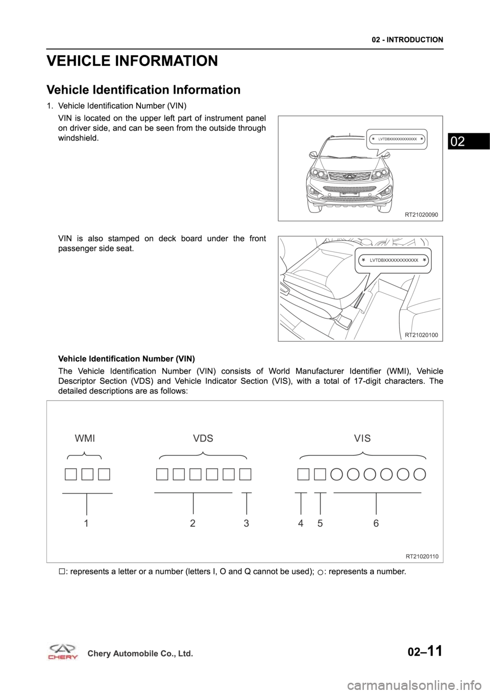 CHERY TIGGO 5 T21 2014  Service User Guide 