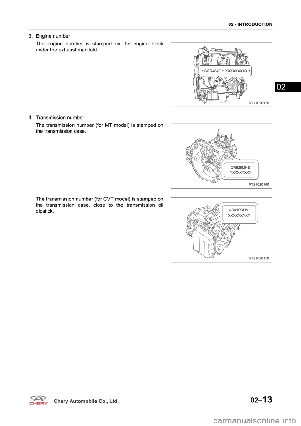 CHERY TIGGO 5 T21 2014  Service User Guide 