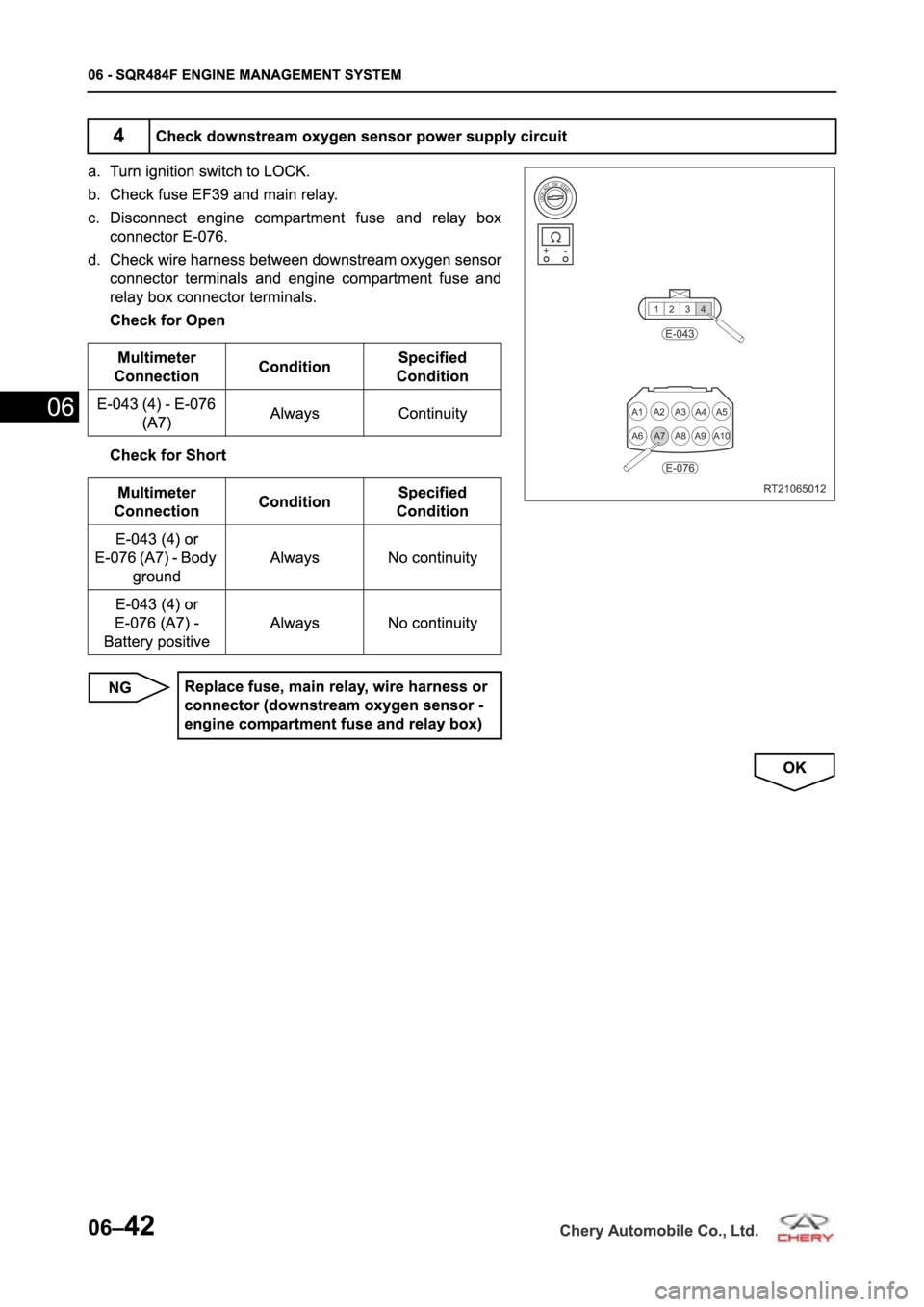 CHERY TIGGO 5 T21 2014 Service Repair Manual CHERY TIGGO 5 T21 2014 Service Repair Manual