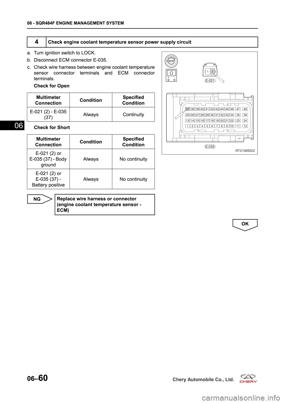 CHERY TIGGO 5 T21 2014 Service Repair Manual CHERY TIGGO 5 T21 2014 Service Repair Manual