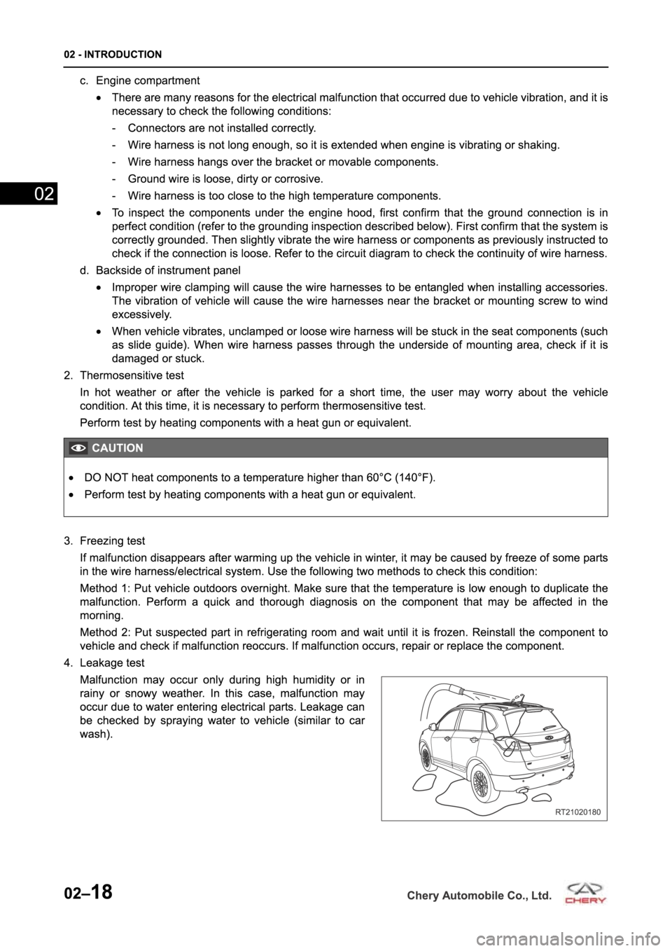CHERY TIGGO 5 T21 2014 Service Owners Manual CHERY TIGGO 5 T21 2014 Service Owners Manual