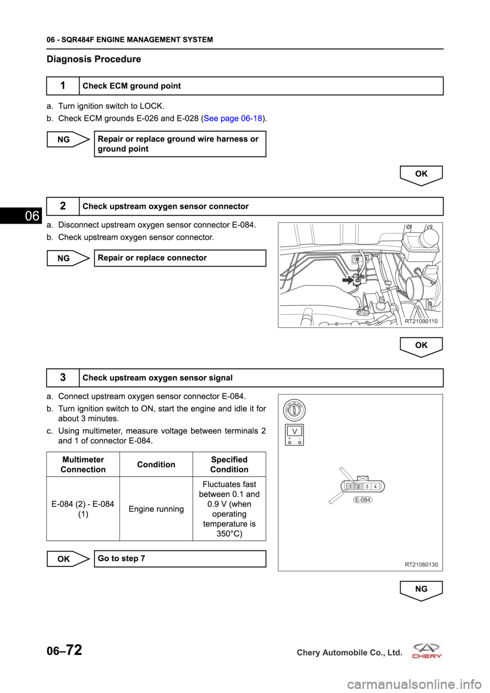 CHERY TIGGO 5 T21 2014  Service Repair Manual 