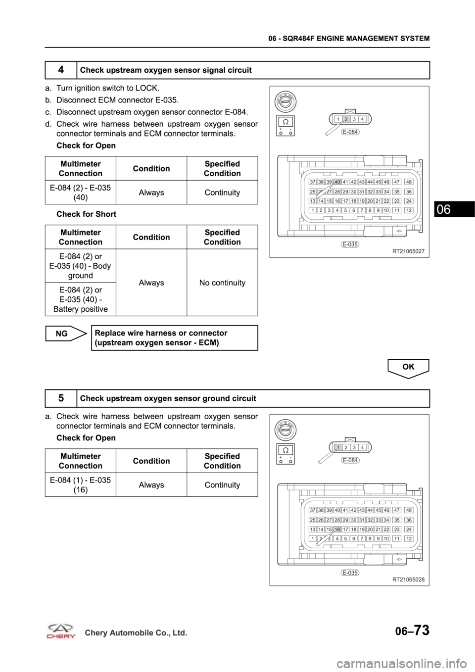 CHERY TIGGO 5 T21 2014  Service Repair Manual 