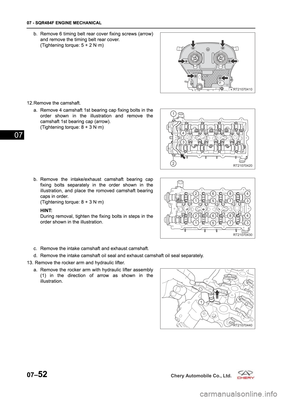 CHERY TIGGO 5 T21 2014 Service Repair Manual CHERY TIGGO 5 T21 2014 Service Repair Manual