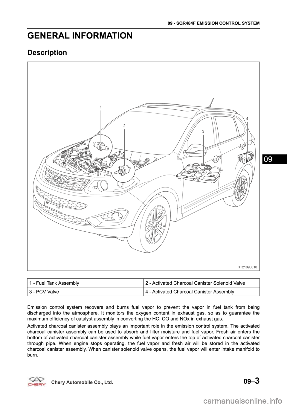CHERY TIGGO 5 T21 2014  Service Repair Manual 