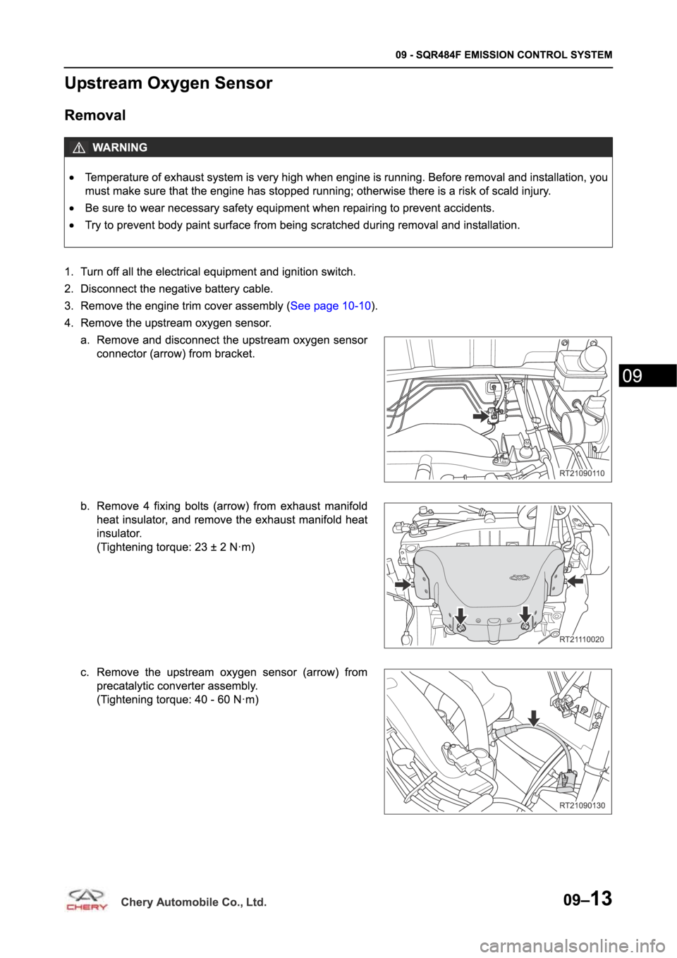 CHERY TIGGO 5 T21 2014  Service Repair Manual 