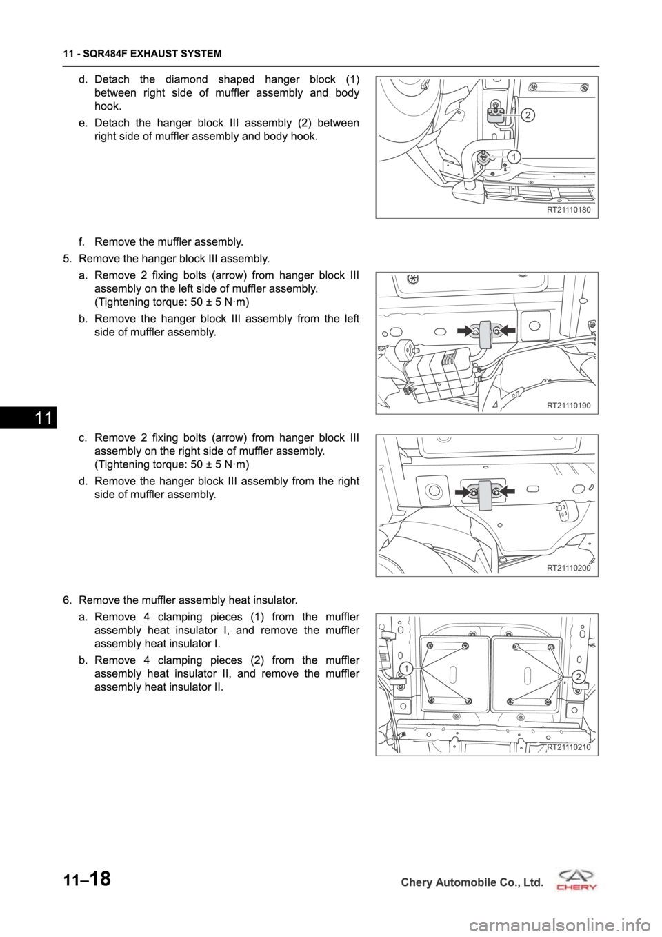 CHERY TIGGO 5 T21 2014  Service Repair Manual 