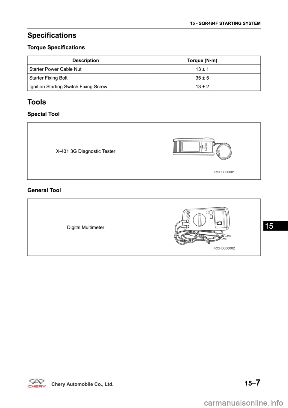 CHERY TIGGO 5 T21 2014 Service Repair Manual CHERY TIGGO 5 T21 2014 Service Repair Manual