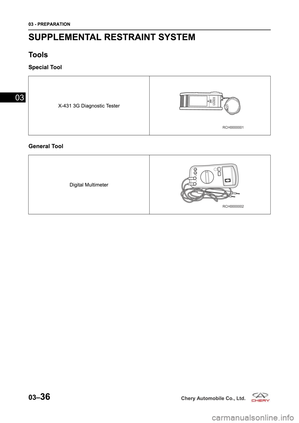 CHERY TIGGO 5 T21 2014  Service Manual PDF 