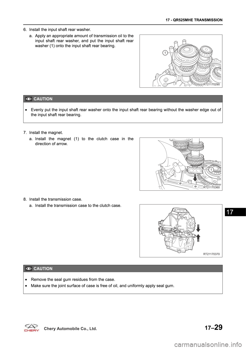 CHERY TIGGO 5 T21 2014 Service Repair Manual CHERY TIGGO 5 T21 2014 Service Repair Manual