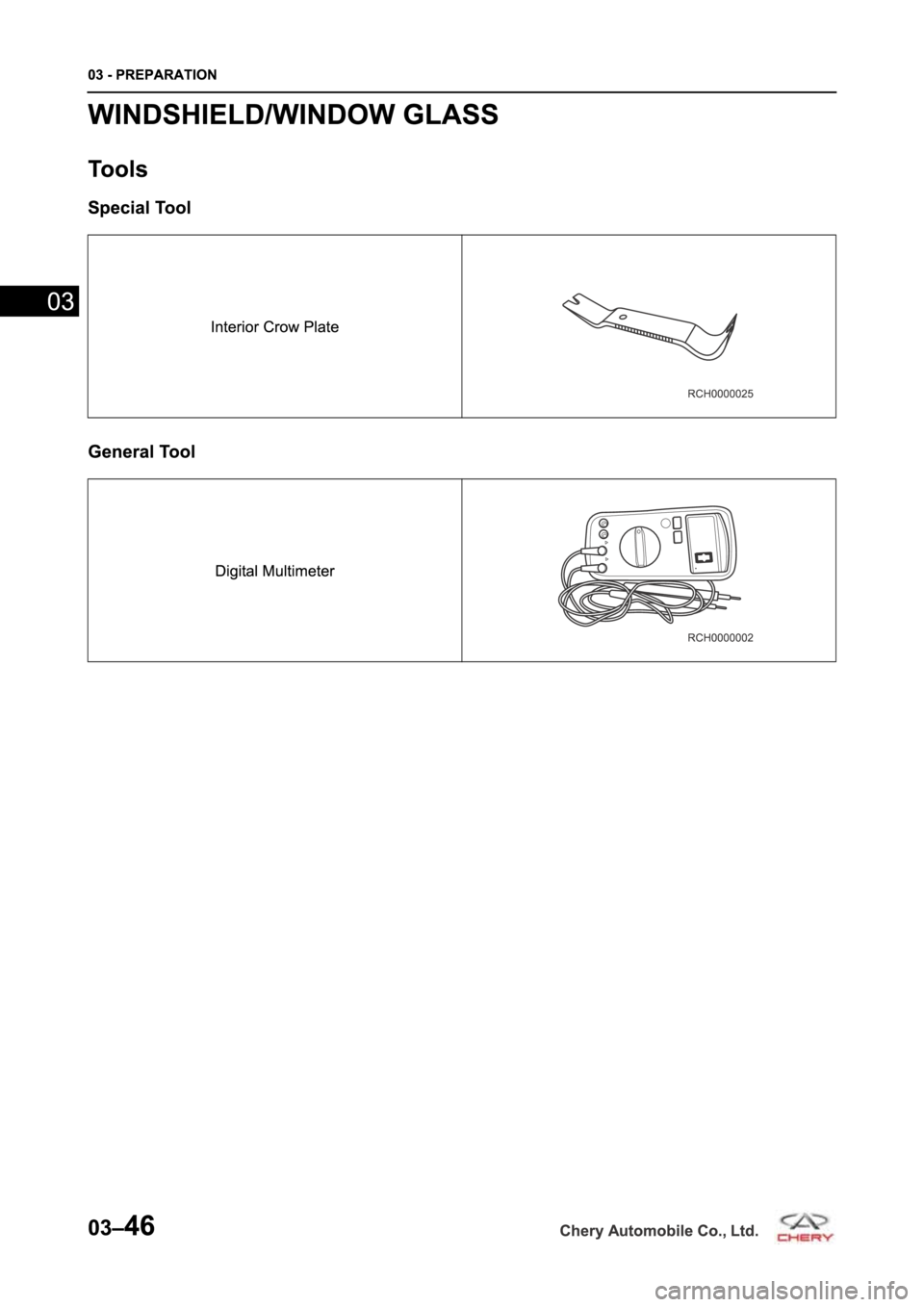 CHERY TIGGO 5 T21 2014 Service Manual Online CHERY TIGGO 5 T21 2014 Service Manual Online