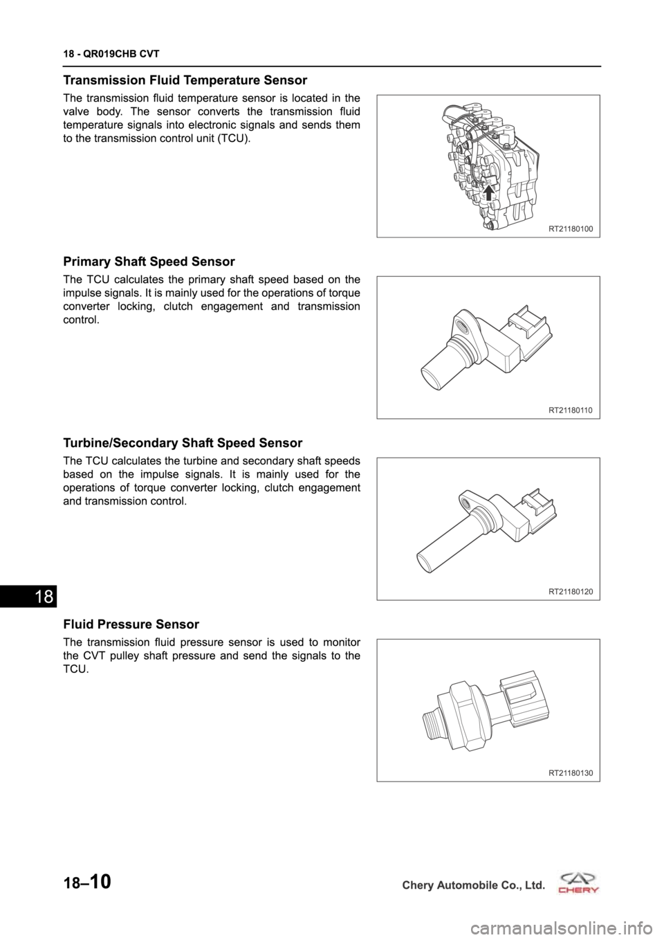 CHERY TIGGO 5 T21 2014  Service Repair Manual 