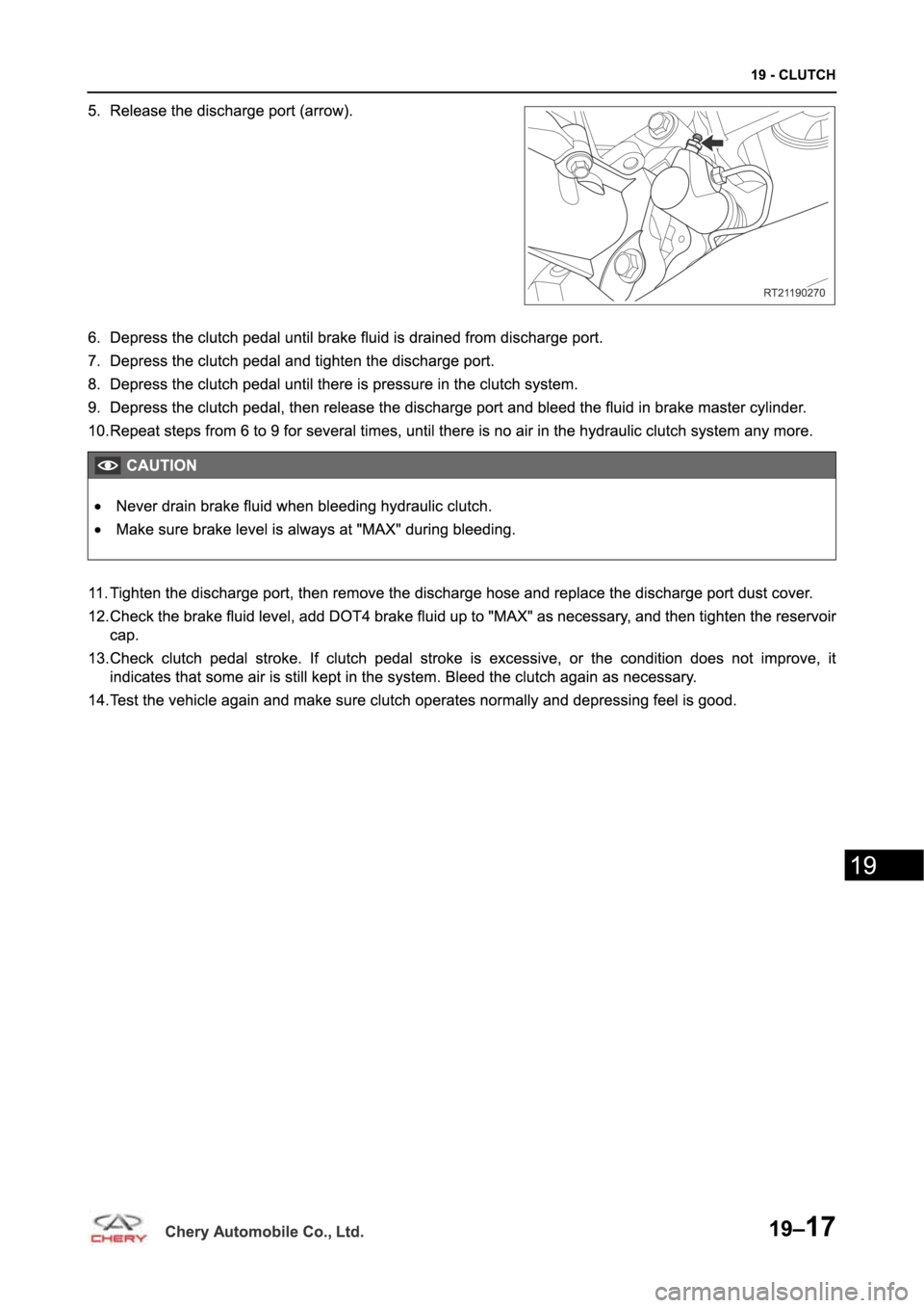 CHERY TIGGO 5 T21 2014  Service Repair Manual 