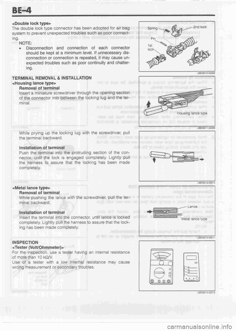 DAIHATSU CUORE 1998  Service User Guide 