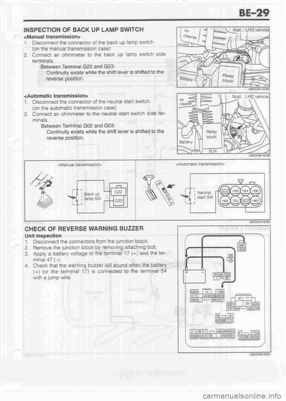 DAIHATSU CUORE 1998  Service Service Manual 