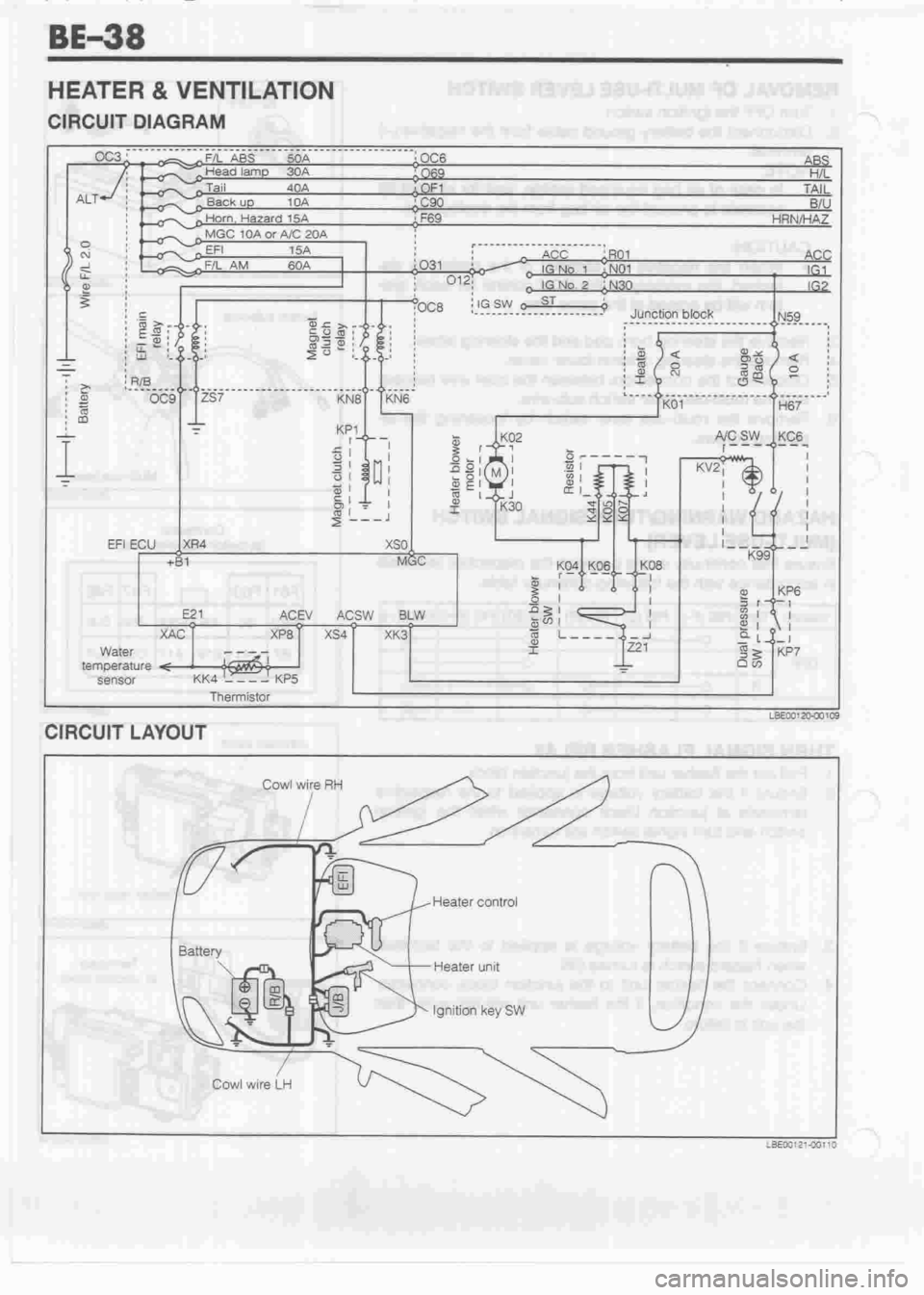 DAIHATSU CUORE 1998  Service Service Manual 