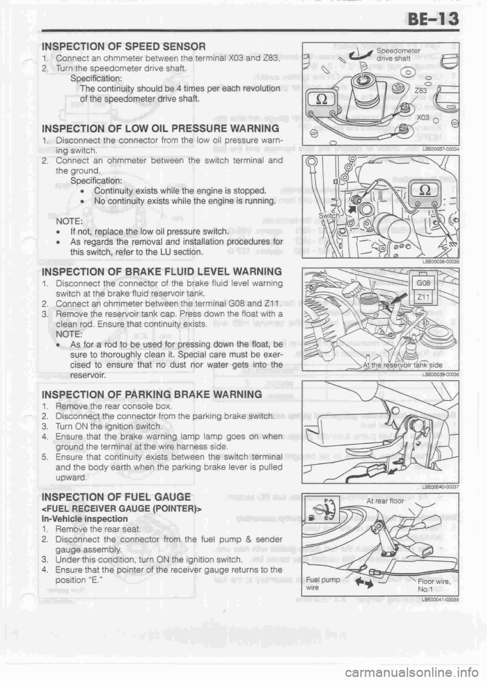 DAIHATSU MIRA 1998 Service Owners Manual DAIHATSU MIRA 1998 Service Owners Manual