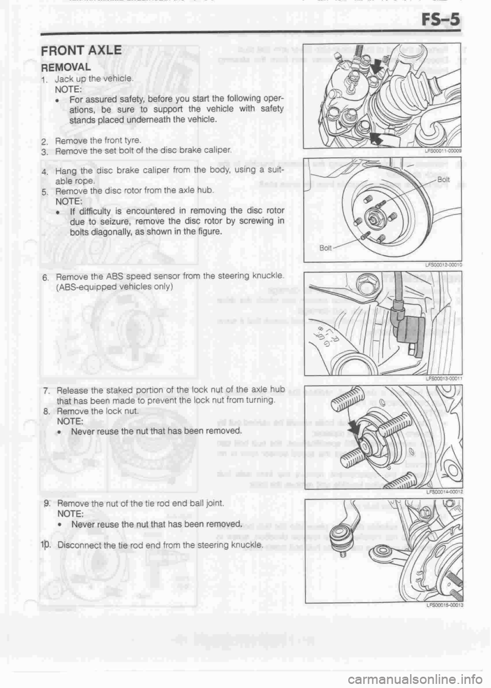 DAIHATSU MIRA 1998  Service Repair Manual 