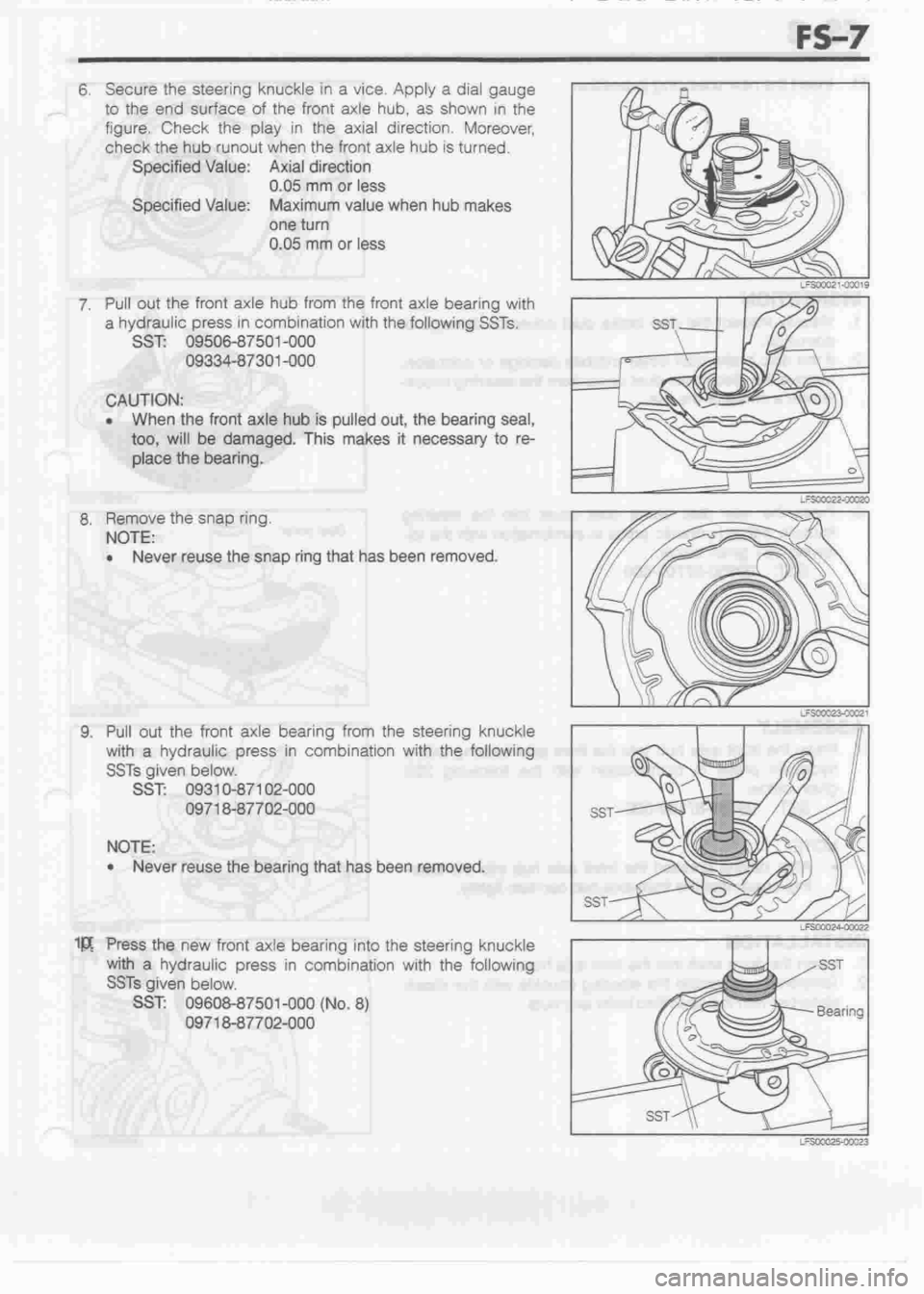 DAIHATSU MIRA 1998  Service Repair Manual 