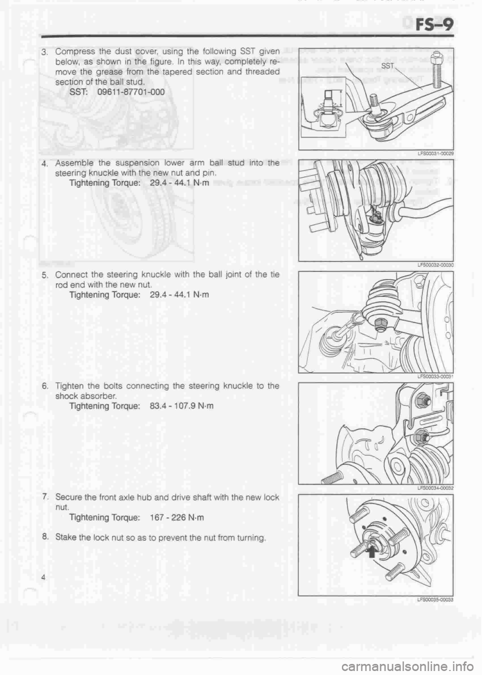 DAIHATSU MIRA 1998  Service Repair Manual 