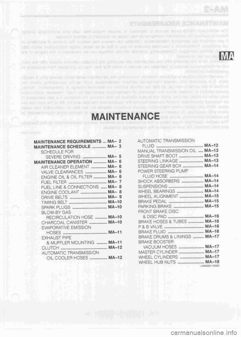 DAIHATSU MIRA 1998 Service Repair Manual DAIHATSU MIRA 1998 Service Repair Manual
