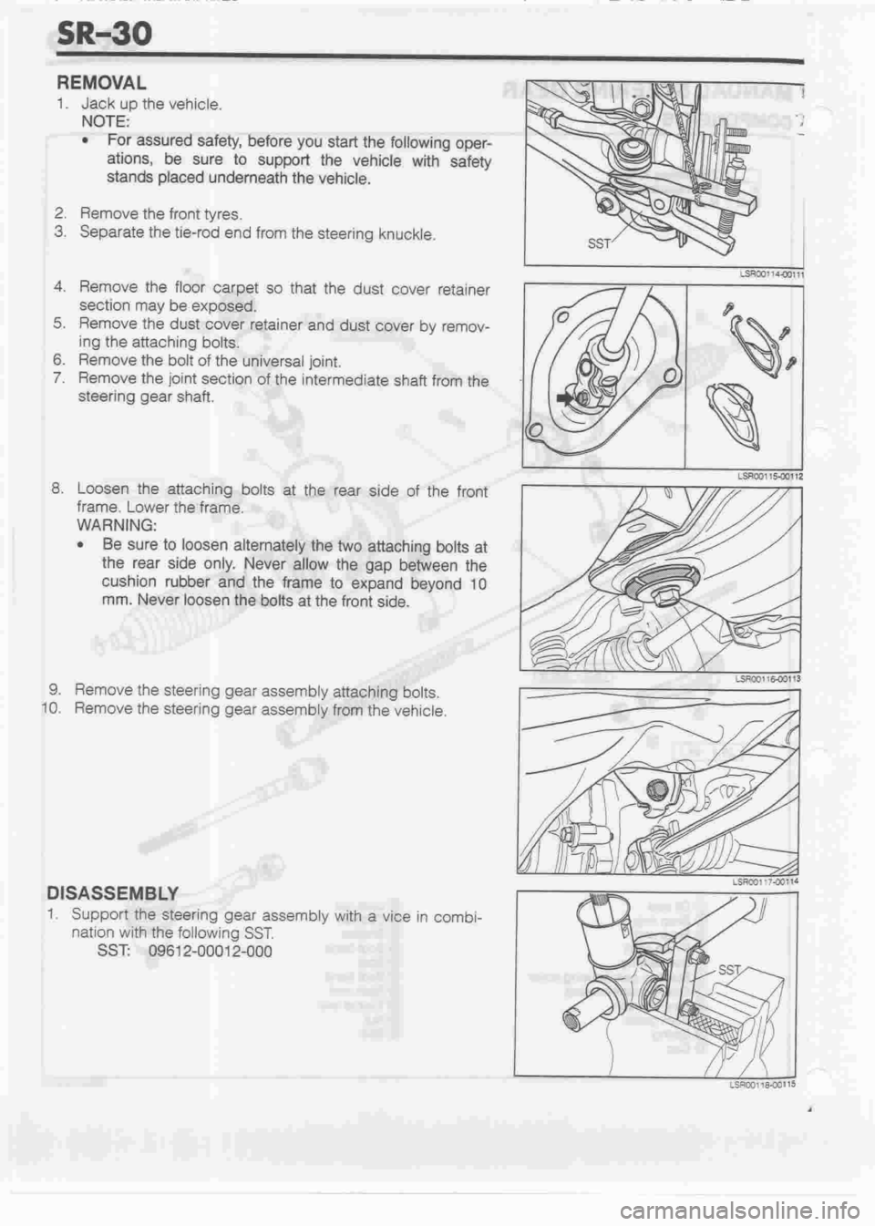 DAIHATSU MIRA 1998  Service Repair Manual 
