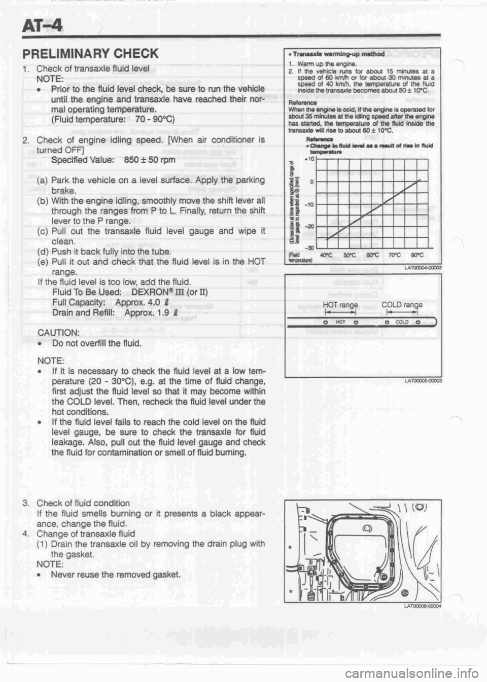 DAIHATSU MIRA 1998 Service Repair Manual DAIHATSU MIRA 1998 Service Repair Manual