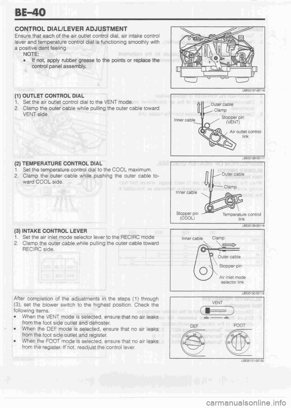 DAIHATSU MIRA 1998 Service Workshop Manual DAIHATSU MIRA 1998 Service Workshop Manual