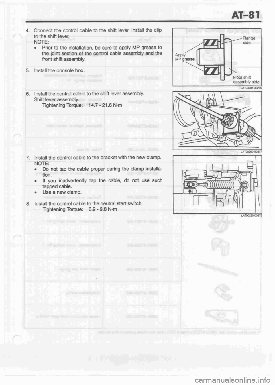 DAIHATSU MIRA 1998 Service Repair Manual DAIHATSU MIRA 1998 Service Repair Manual