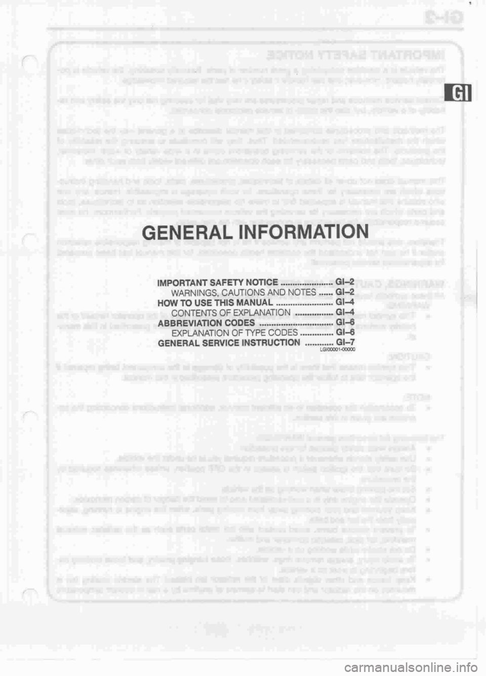 DAIHATSU MIRA 1998 Service Repair Manual DAIHATSU MIRA 1998 Service Repair Manual