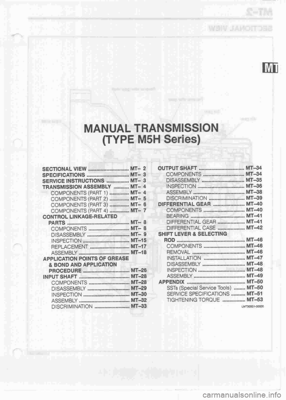 DAIHATSU MIRA 1998 Service Repair Manual DAIHATSU MIRA 1998 Service Repair Manual