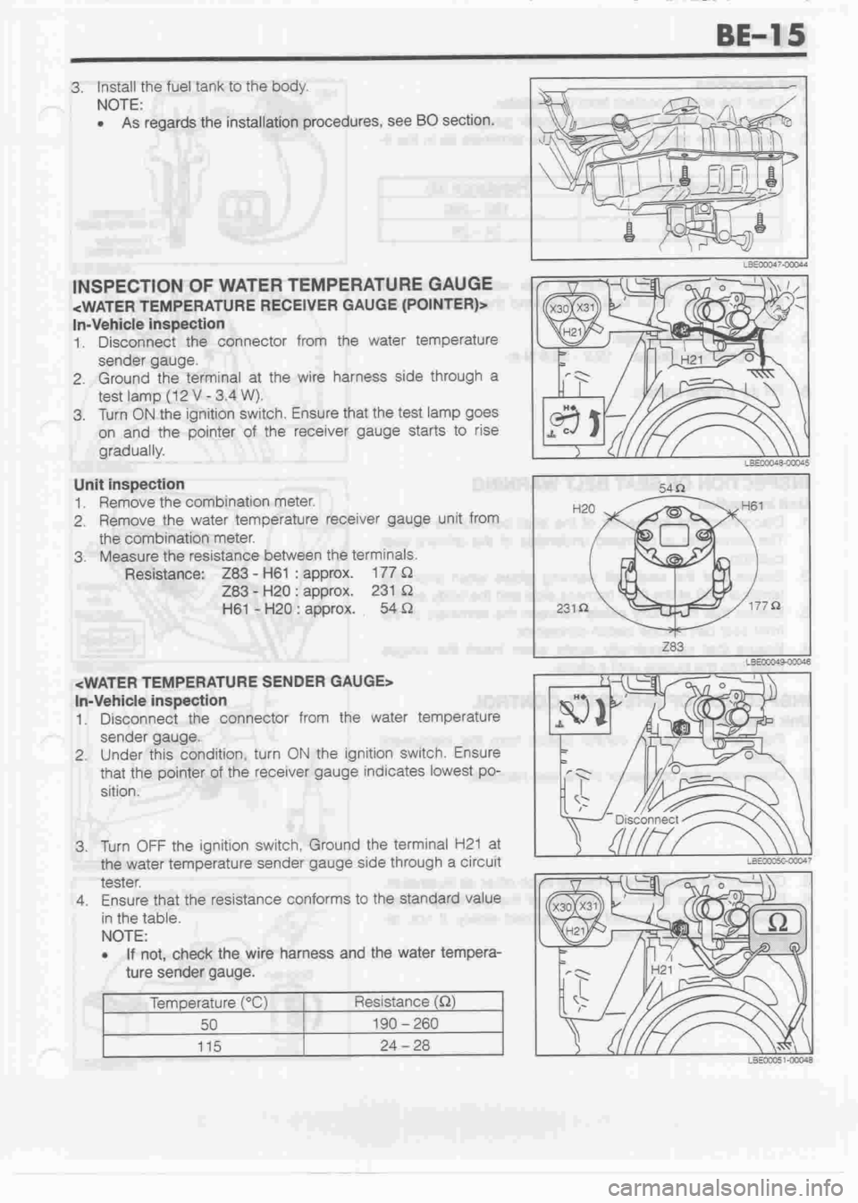 DAIHATSU MOTOR 1998  Service Owners Manual 