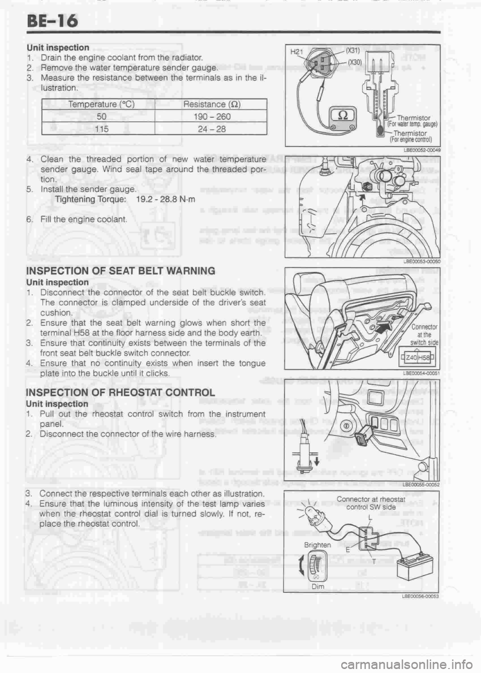 DAIHATSU MOTOR 1998  Service Owners Manual 