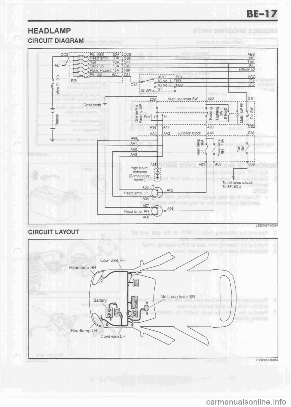 DAIHATSU MOTOR 1998  Service Owners Manual 