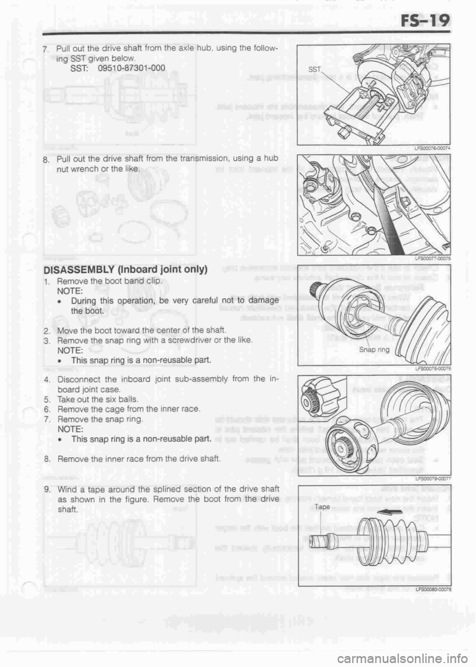 DAIHATSU MOTOR 1998  Service Repair Manual 