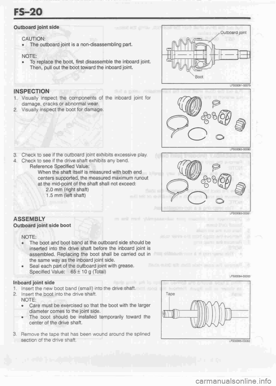 DAIHATSU MOTOR 1998  Service Repair Manual 