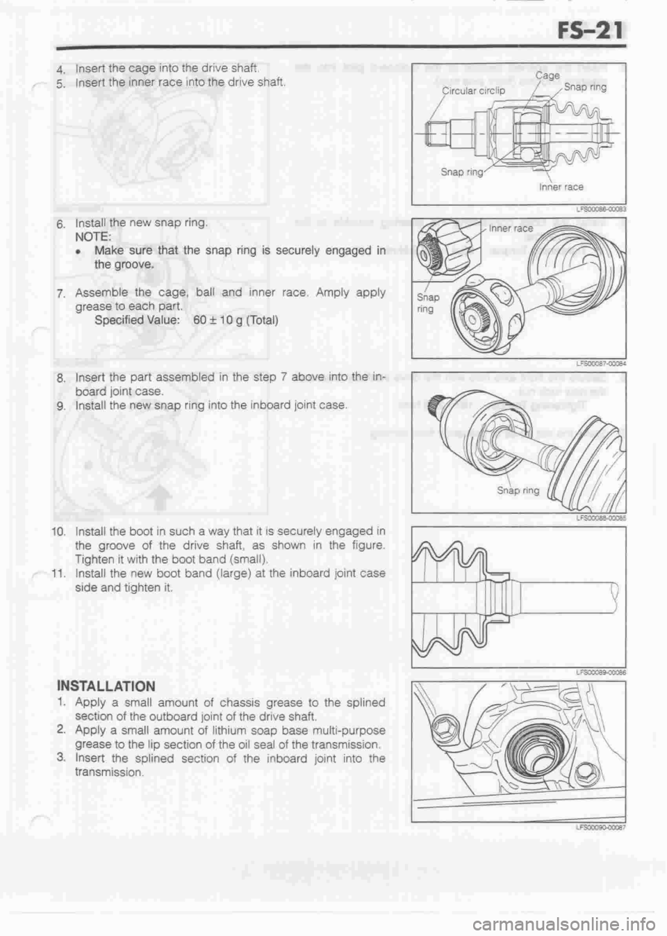 DAIHATSU MOTOR 1998  Service Repair Manual 