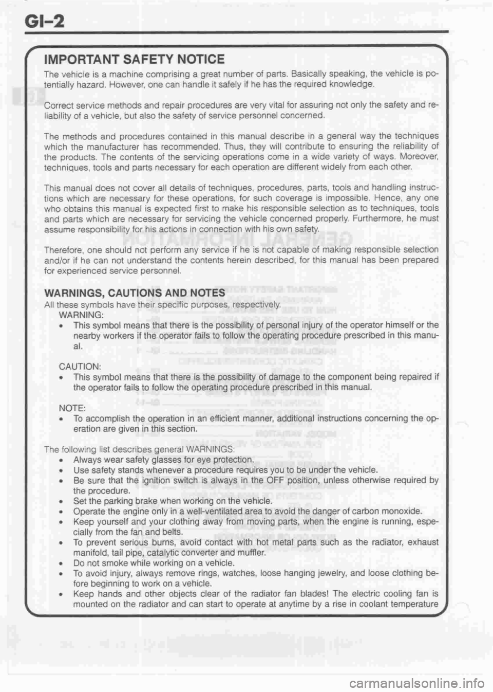 DAIHATSU MOTOR 1998 Service Repair Manual DAIHATSU MOTOR 1998 Service Repair Manual