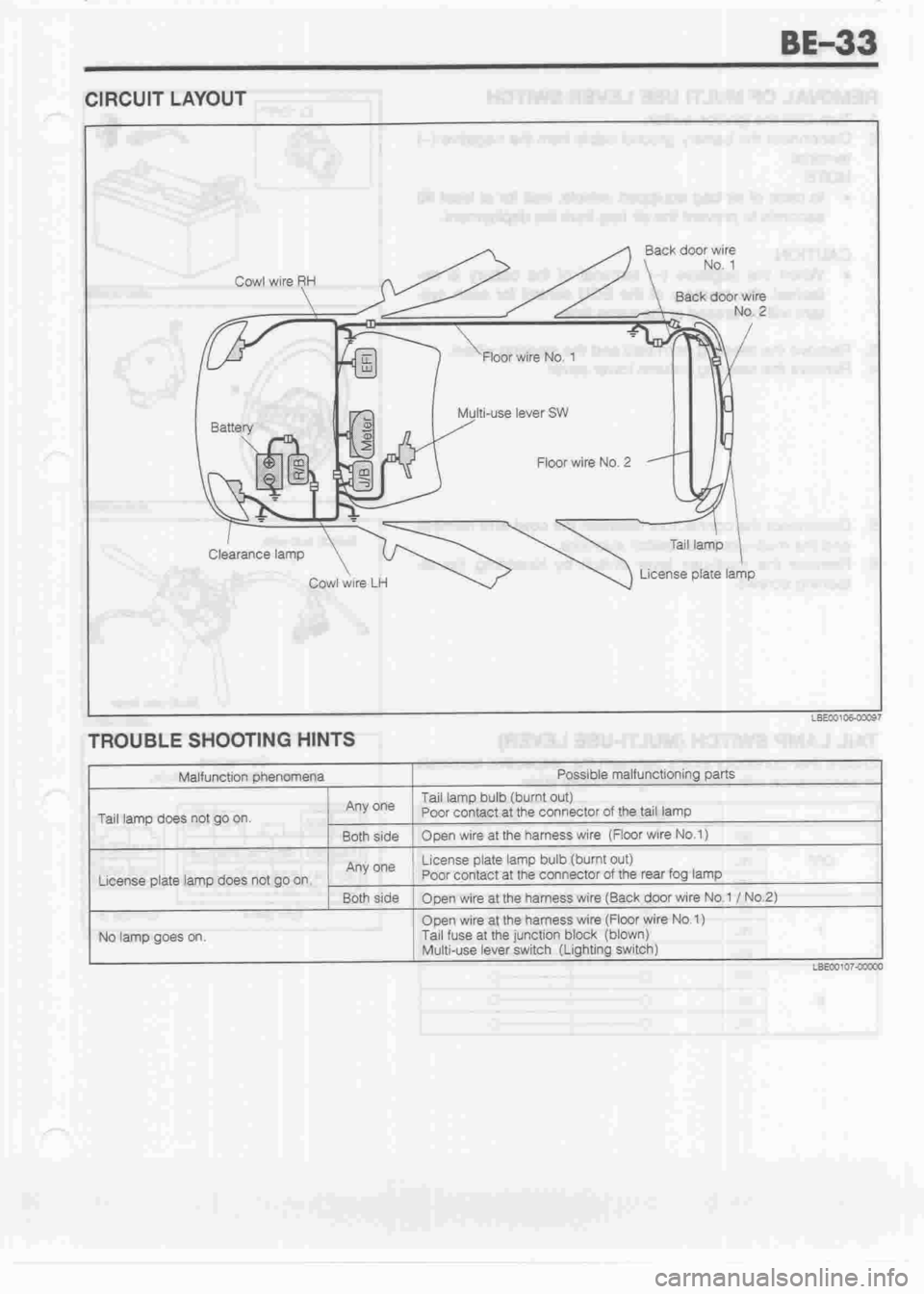 DAIHATSU MOTOR 1998 Service Service Manual DAIHATSU MOTOR 1998 Service Service Manual
