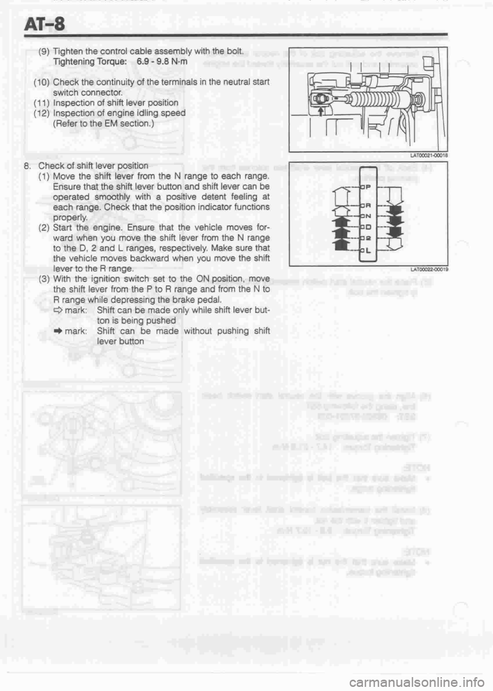 DAIHATSU MOTOR 1998  Service Repair Manual 
