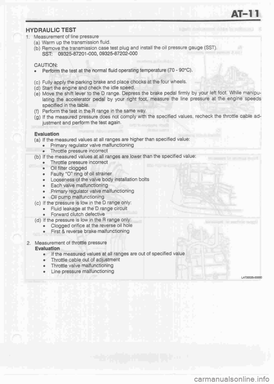 DAIHATSU MOTOR 1998  Service Repair Manual 