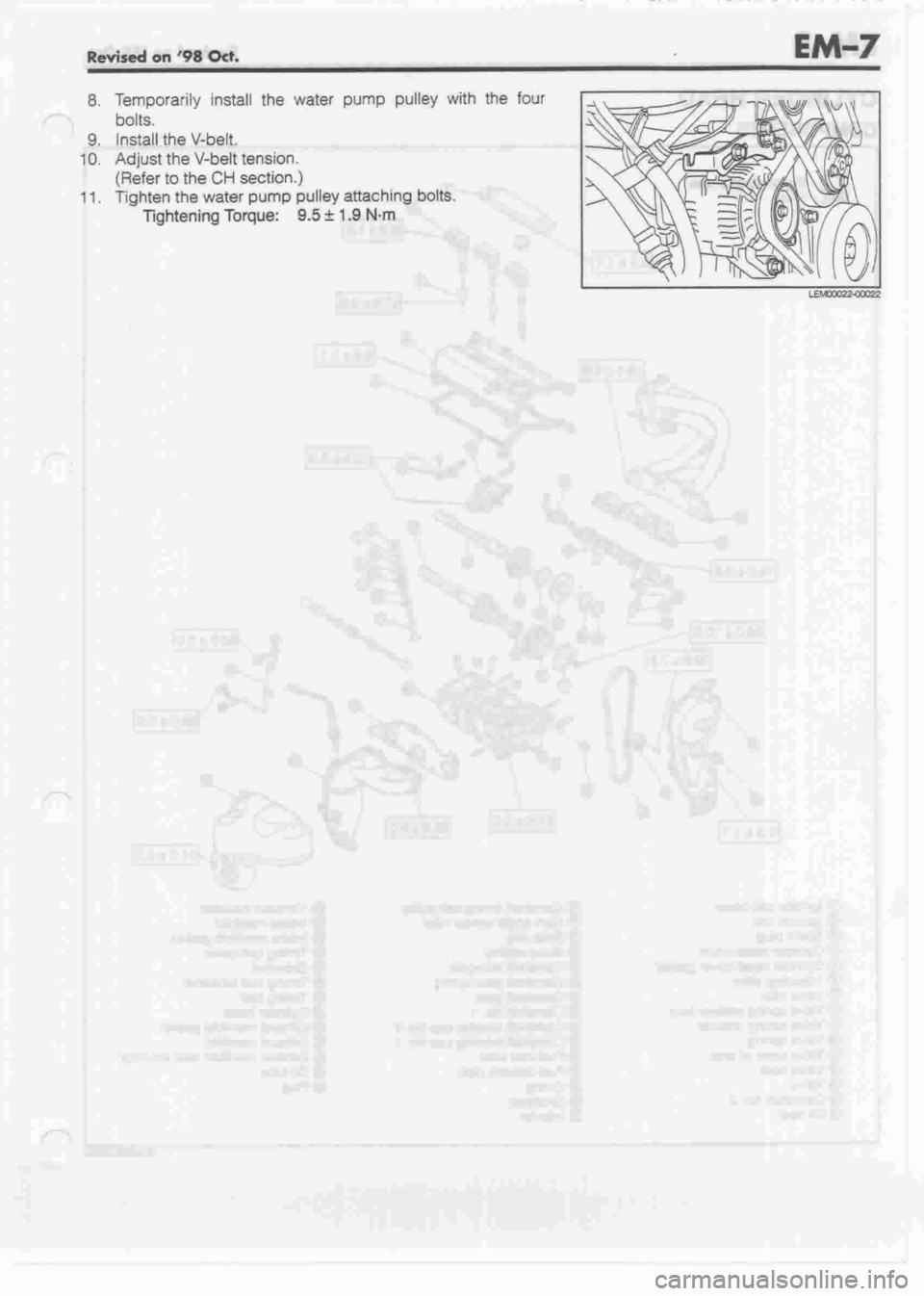 DAIHATSU MOTOR 1998 Service Repair Manual DAIHATSU MOTOR 1998 Service Repair Manual